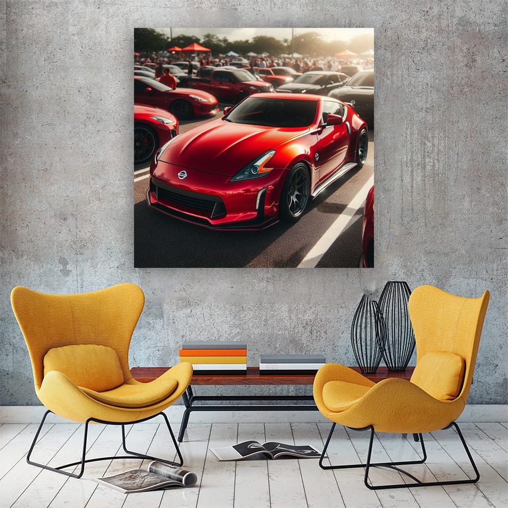 Nissan 370Z Parking Beauty - Sleek and Powerful Design