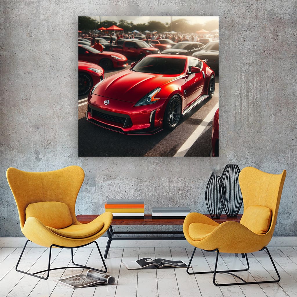 Nissan 370z Parki Wall Art