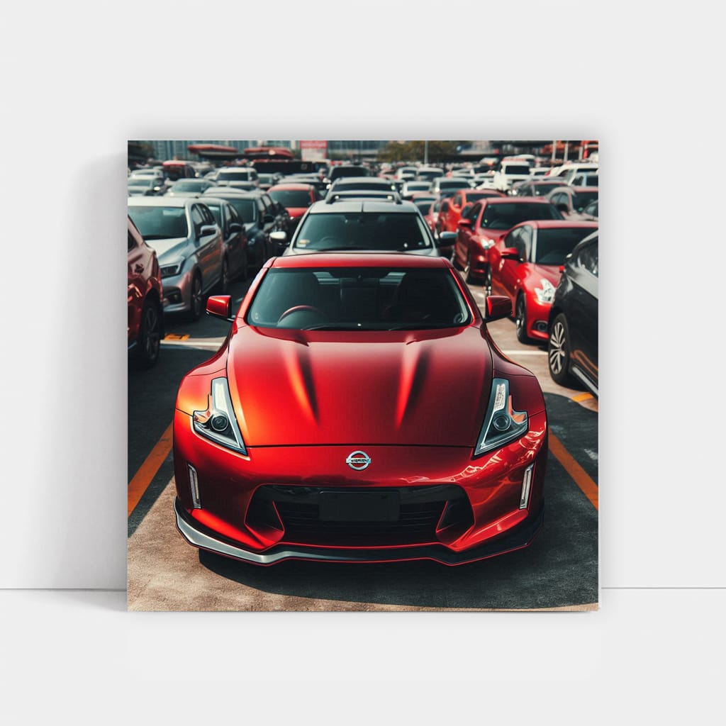 Nissan 370Z Parked with Style - Powerful Drive