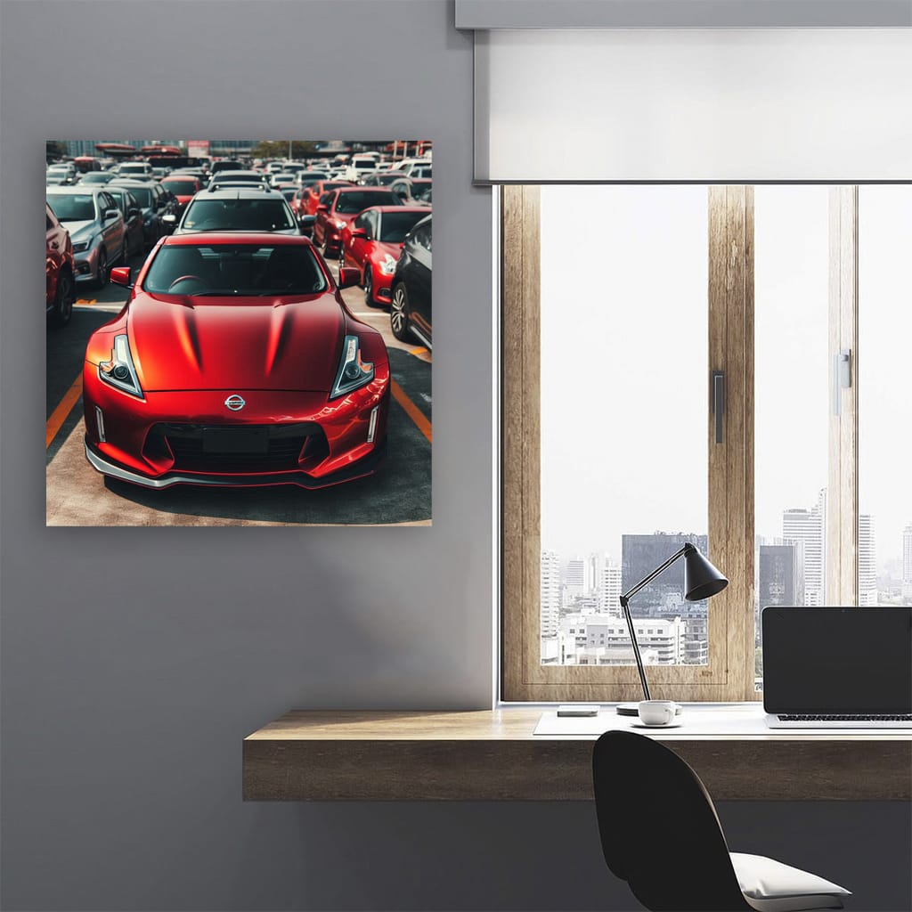 Nissan 370Z Parked with Style - Powerful Drive