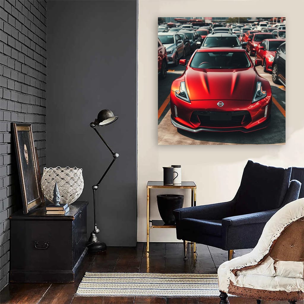 Nissan 370Z Parked with Style - Powerful Drive