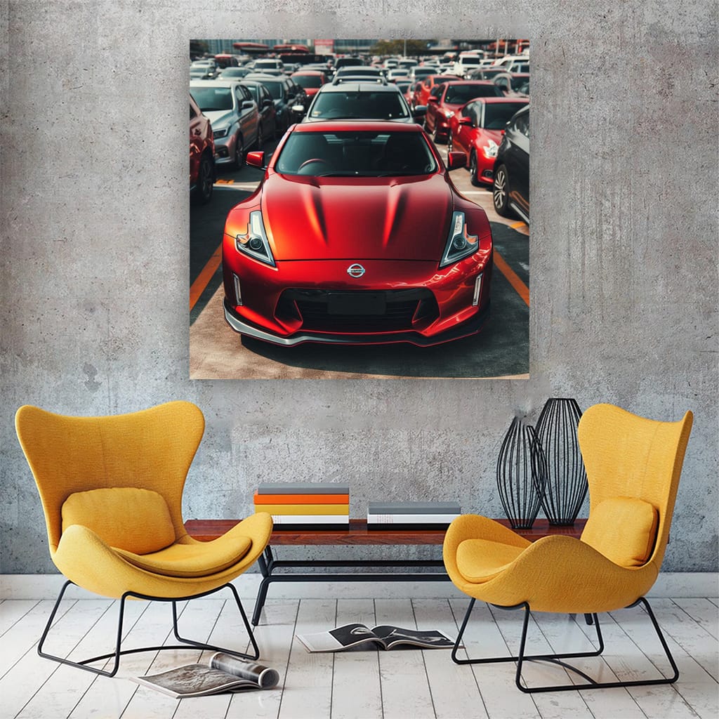 Nissan 370Z Parked with Style - Powerful Drive