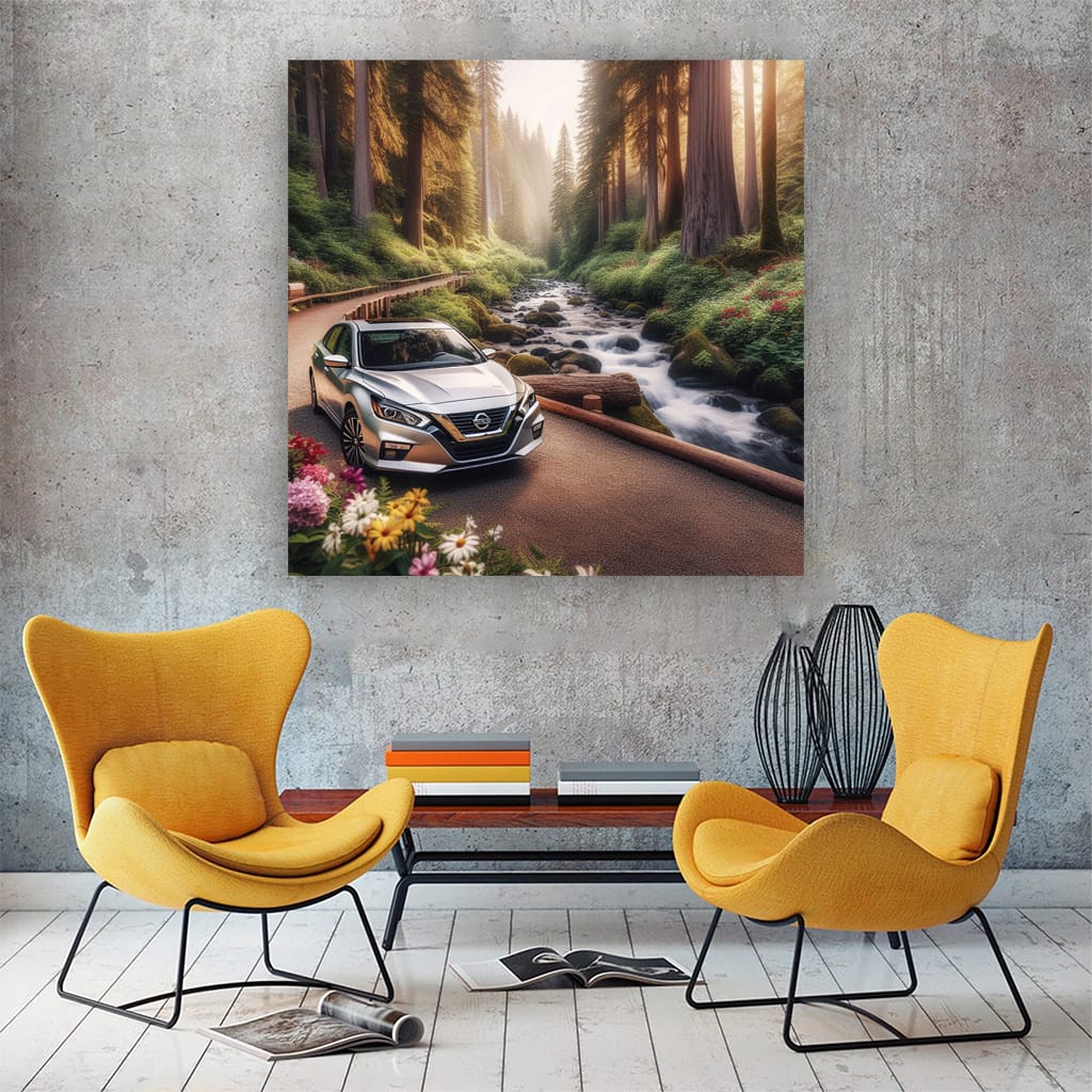 Nissan Altima in Nature - Sleek and Stylish Ride
