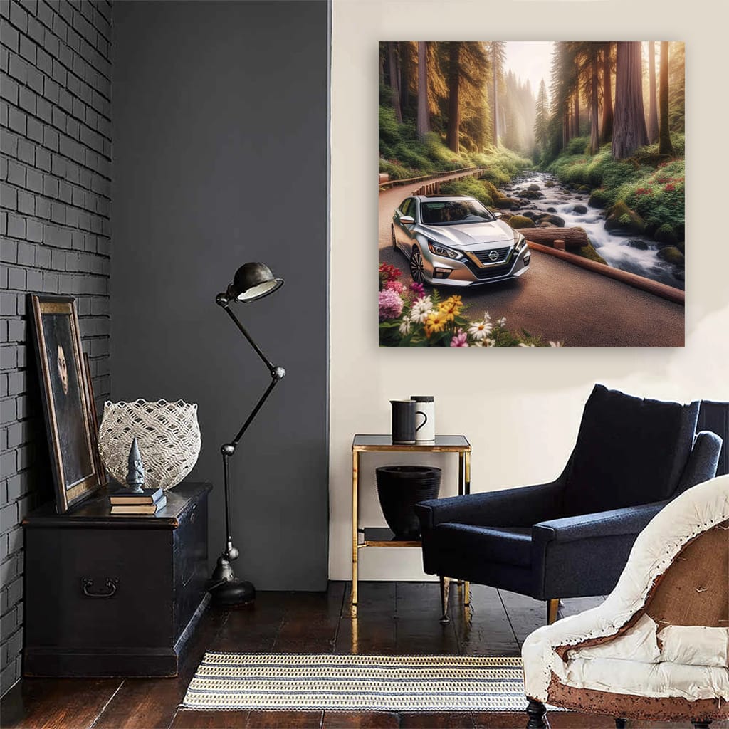 Nissan Altima in Nature - Sleek and Stylish Ride