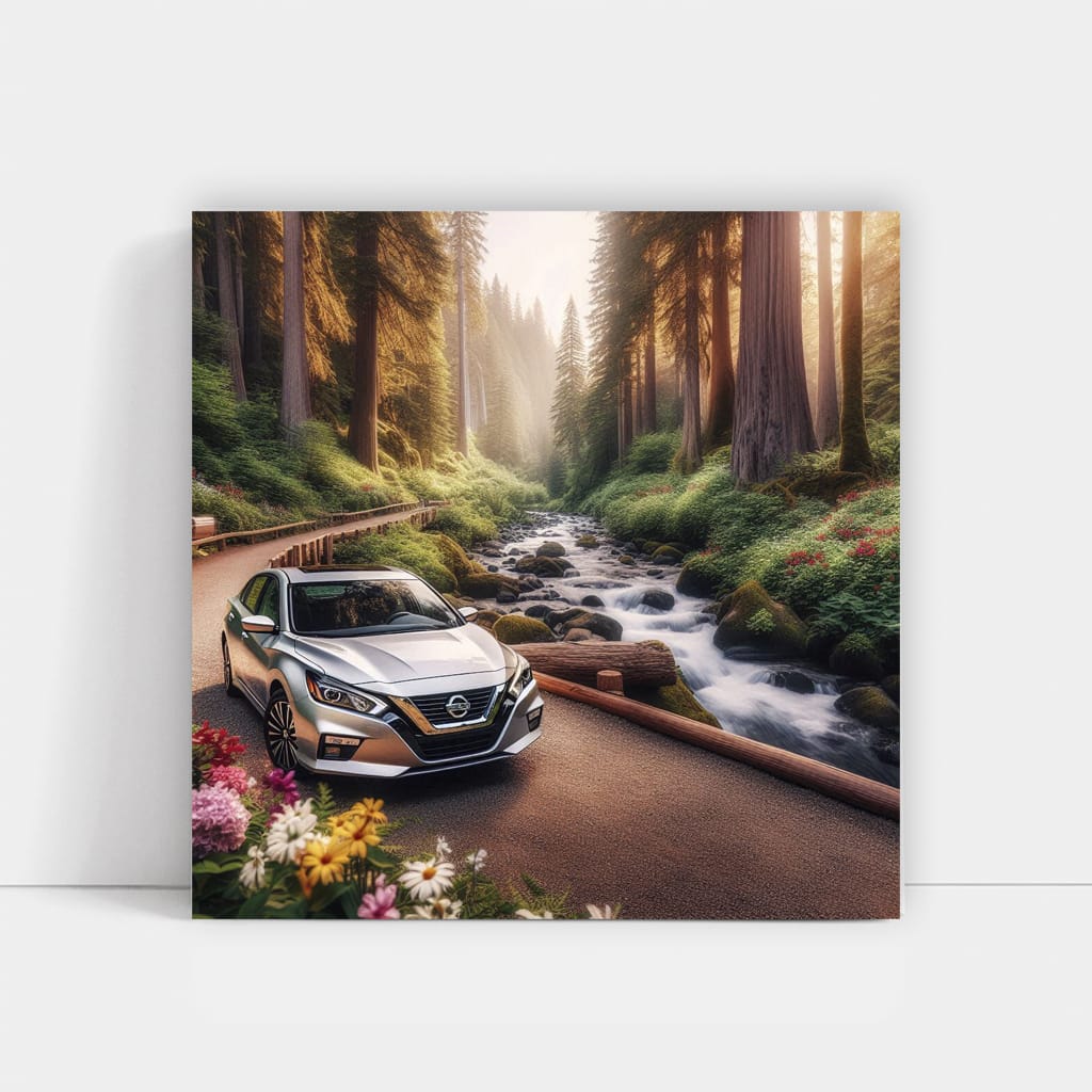 Nissan Altima in Nature - Sleek and Stylish Ride