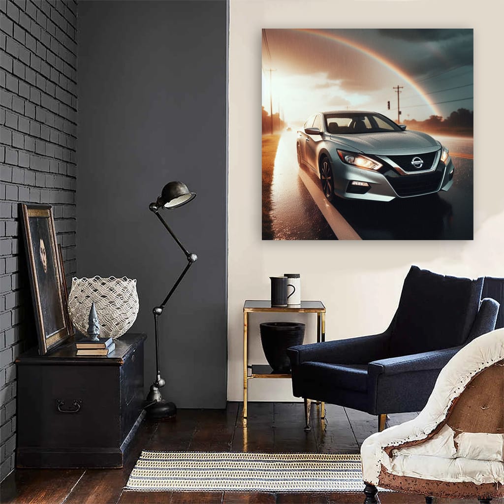 Nissan Altima Rainy Weath Wall Art