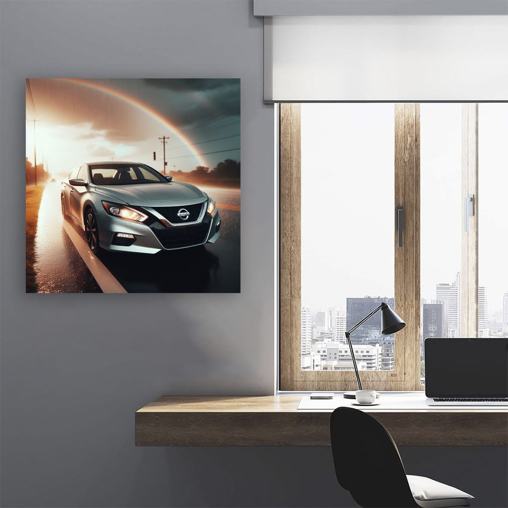 Nissan Altima Rainy Weath Wall Art