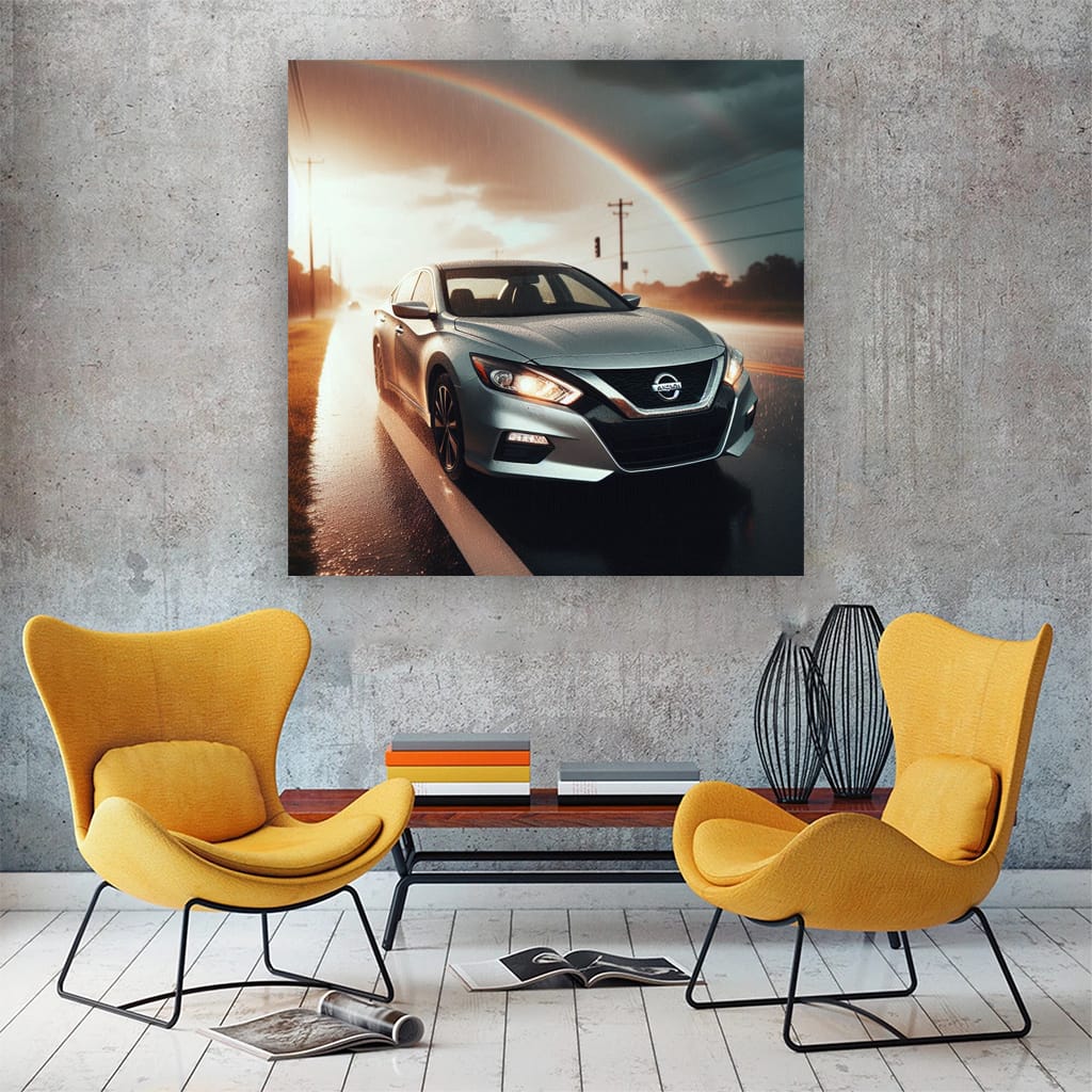 Nissan Altima Rainy Weath Wall Art