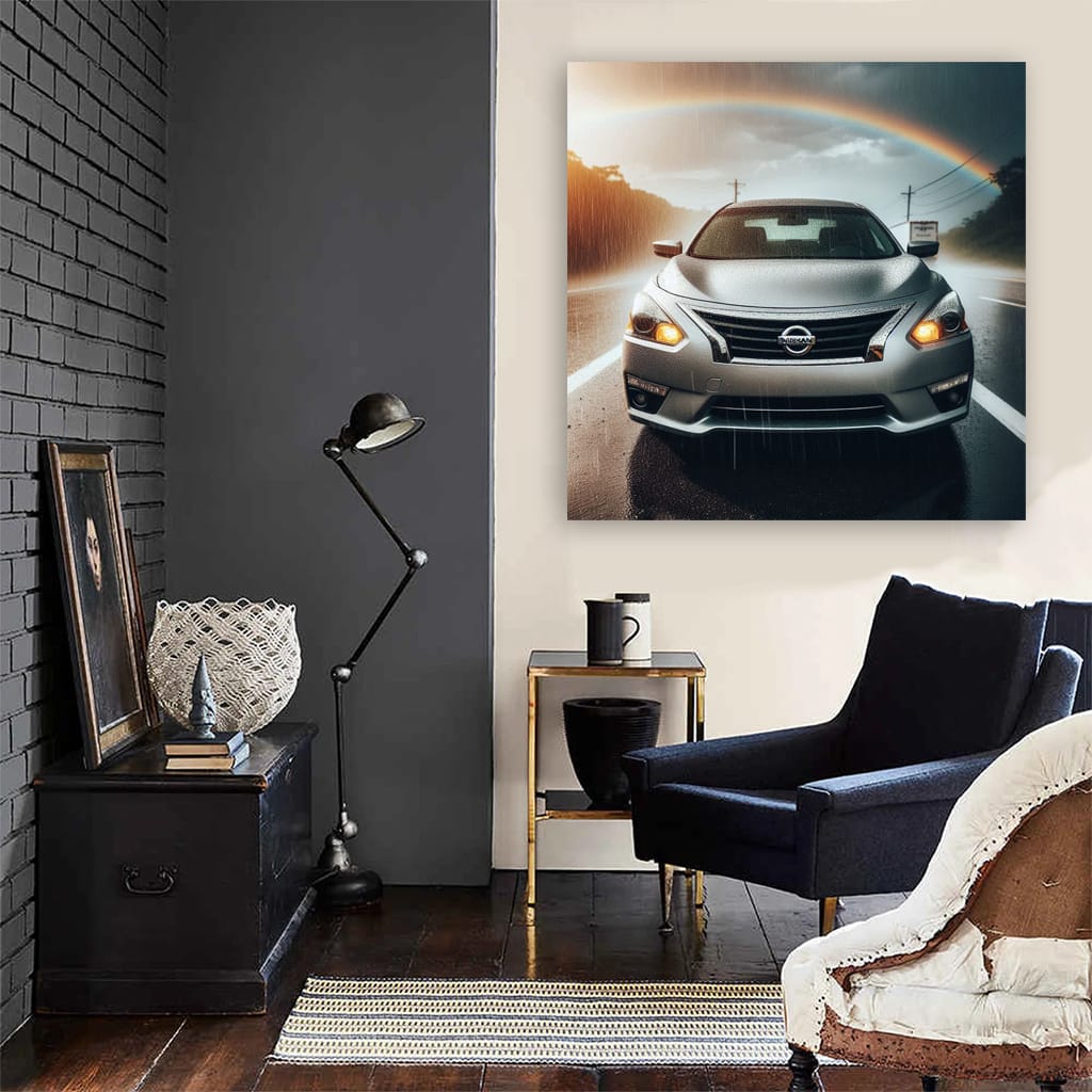 Nissan Altima Rainy Weather Wall Art