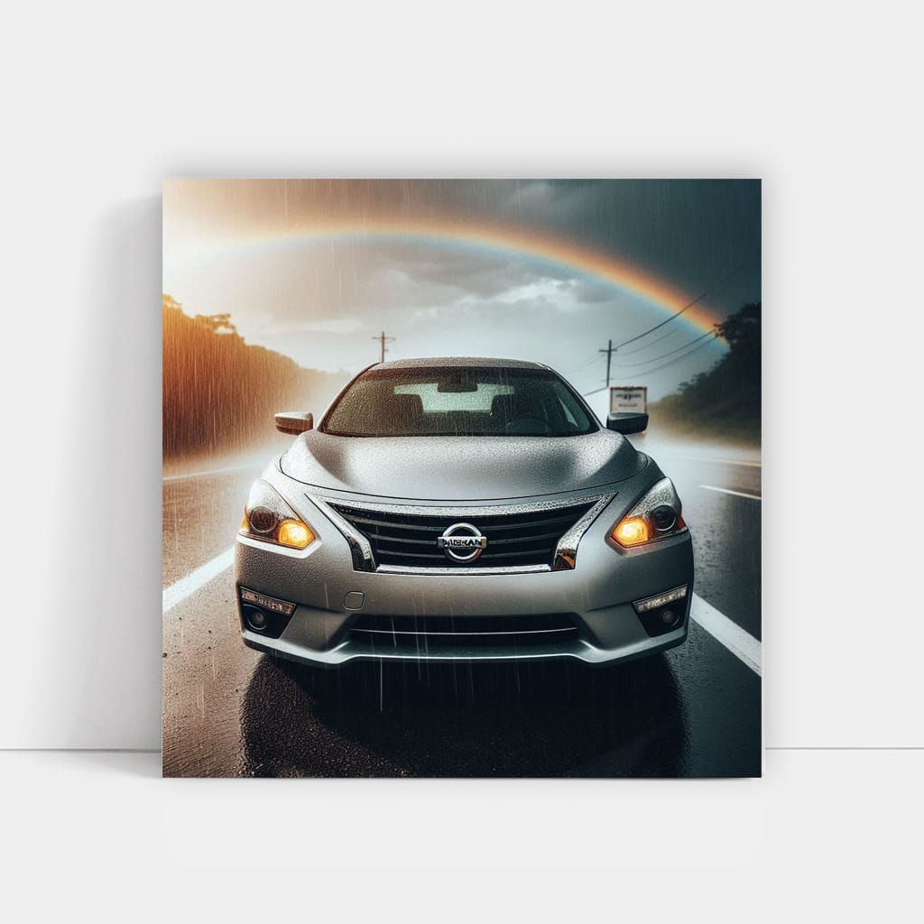 Nissan Altima Rainy Weather Wall Art