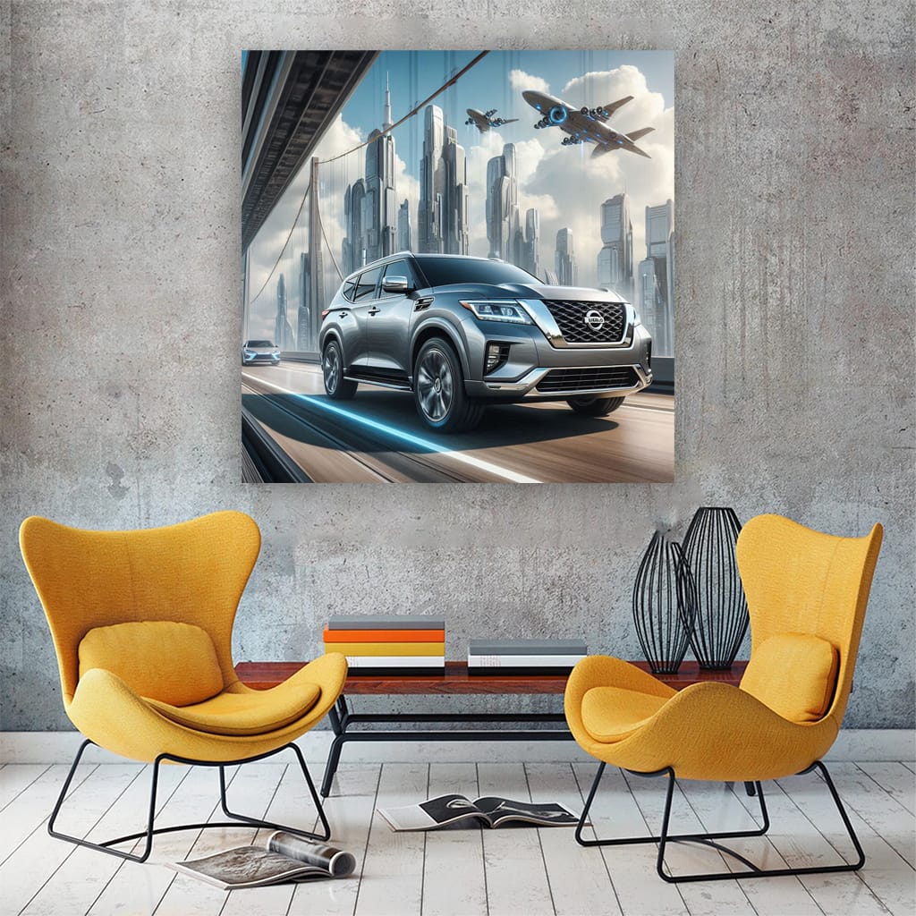 Nissan Armada Crossing Bridge - Rugged Elegance in Motion