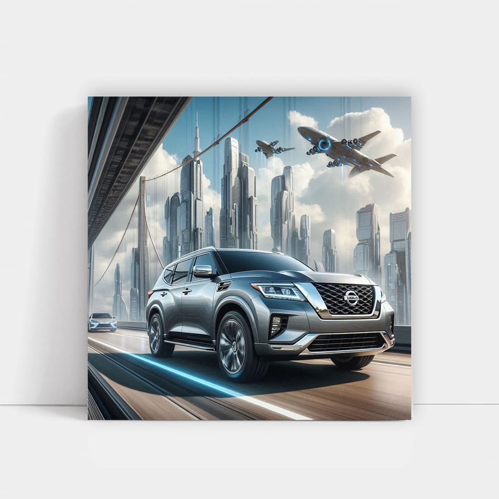 Nissan Armada Crossing Bridge - Rugged Elegance in Motion