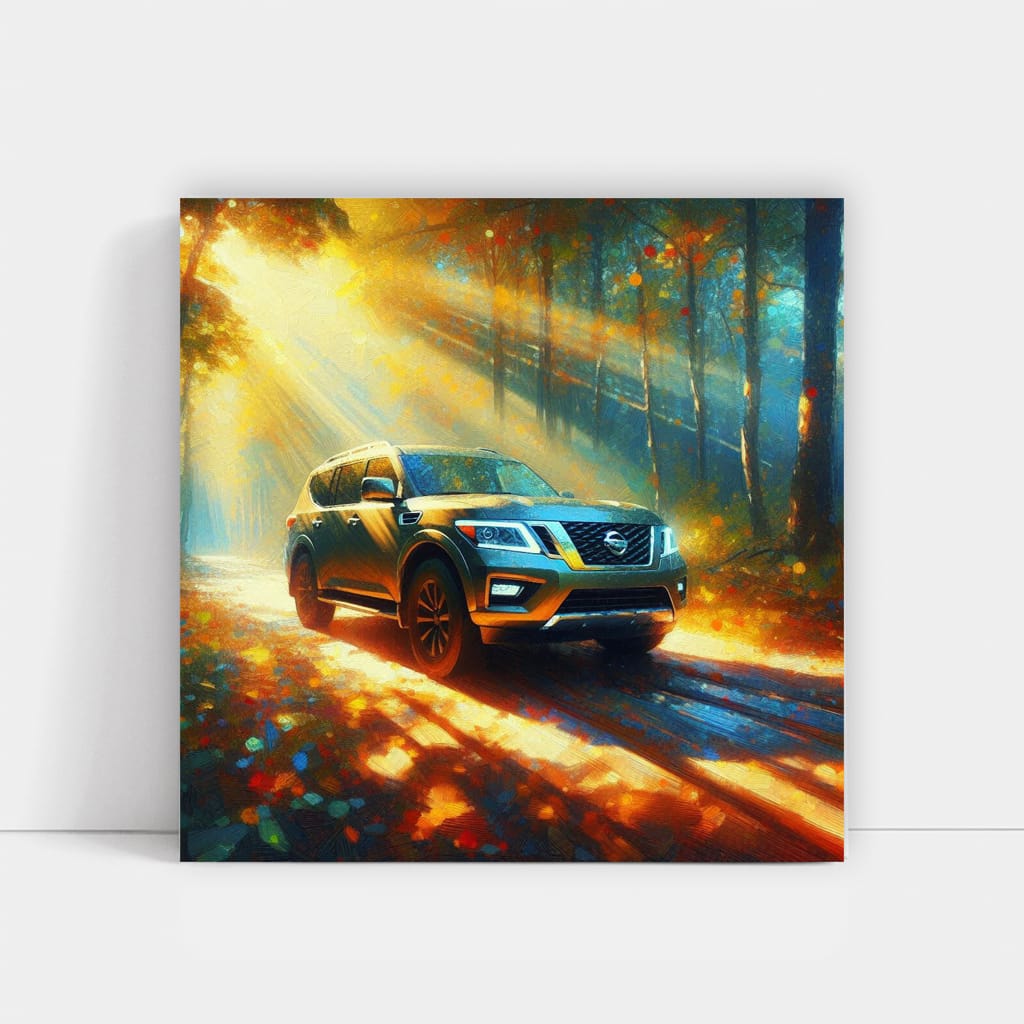 Nissan Armada in Impressionism - Bold and Adventurous