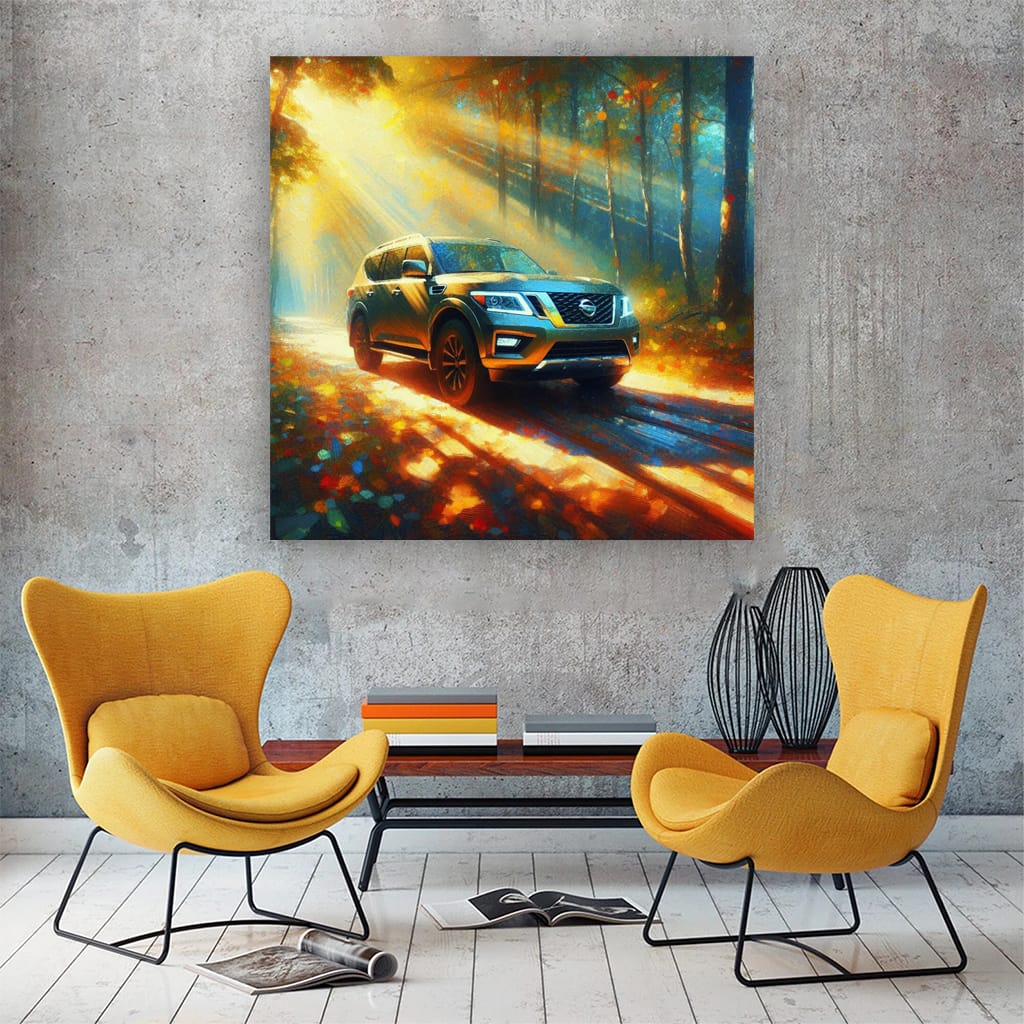 Nissan Armada in Impressionism - Bold and Adventurous