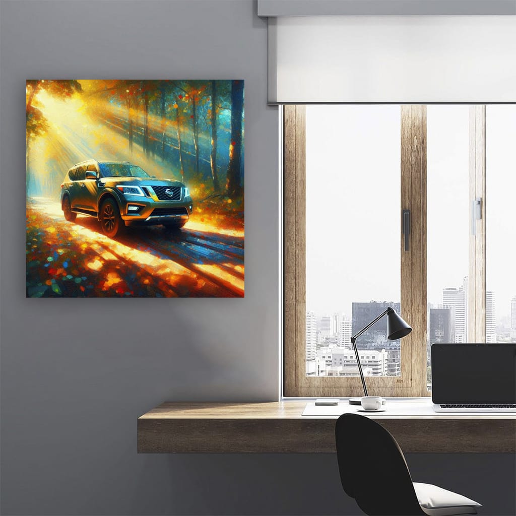 Nissan Armada in Impressionism - Bold and Adventurous