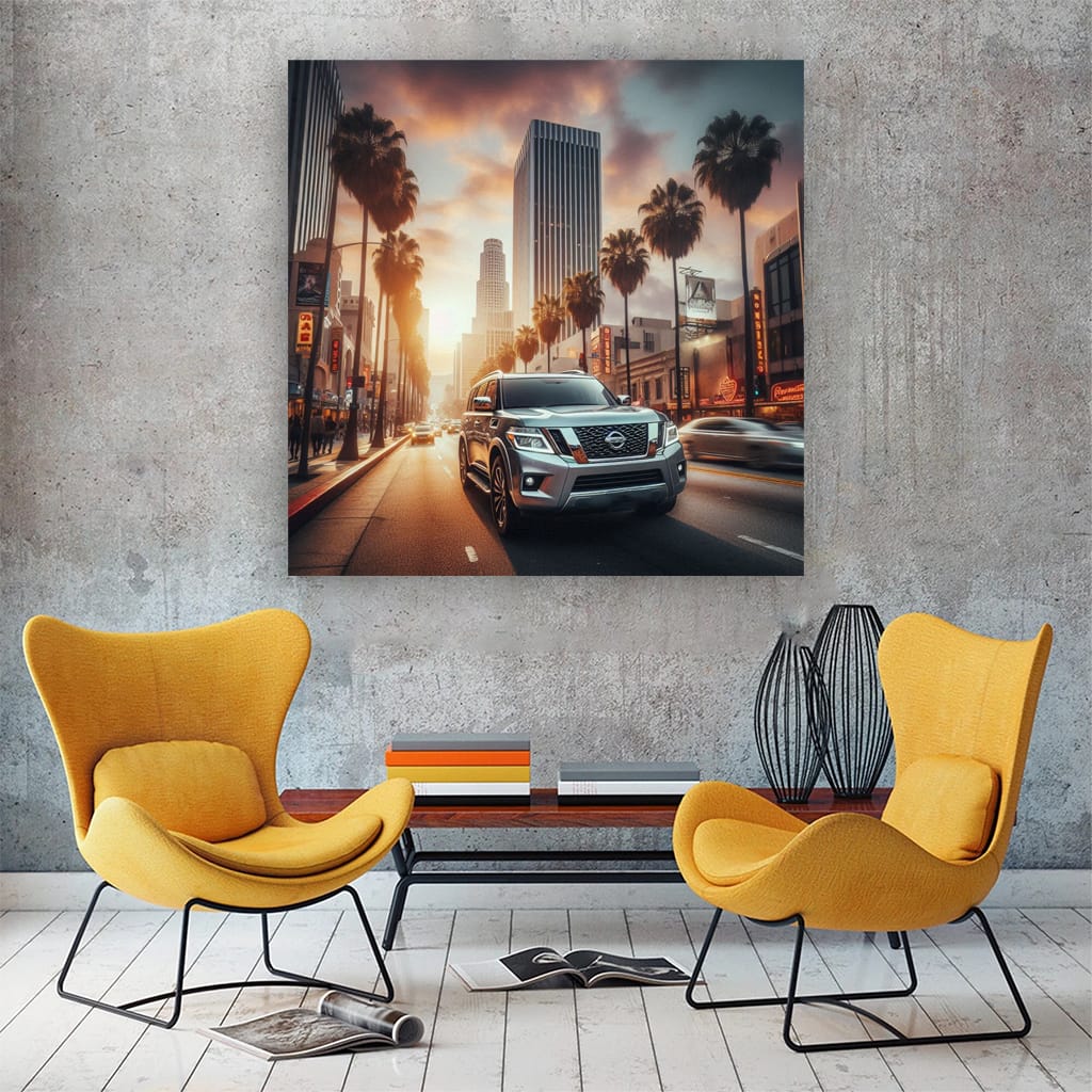 Nissan Armada Los Angel Wall Art