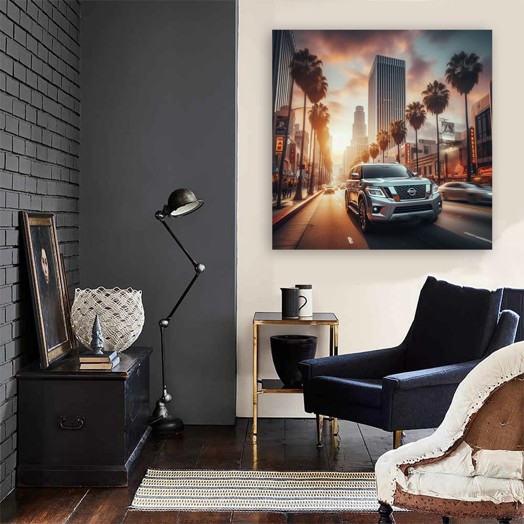 Nissan Armada Los Angel Wall Art