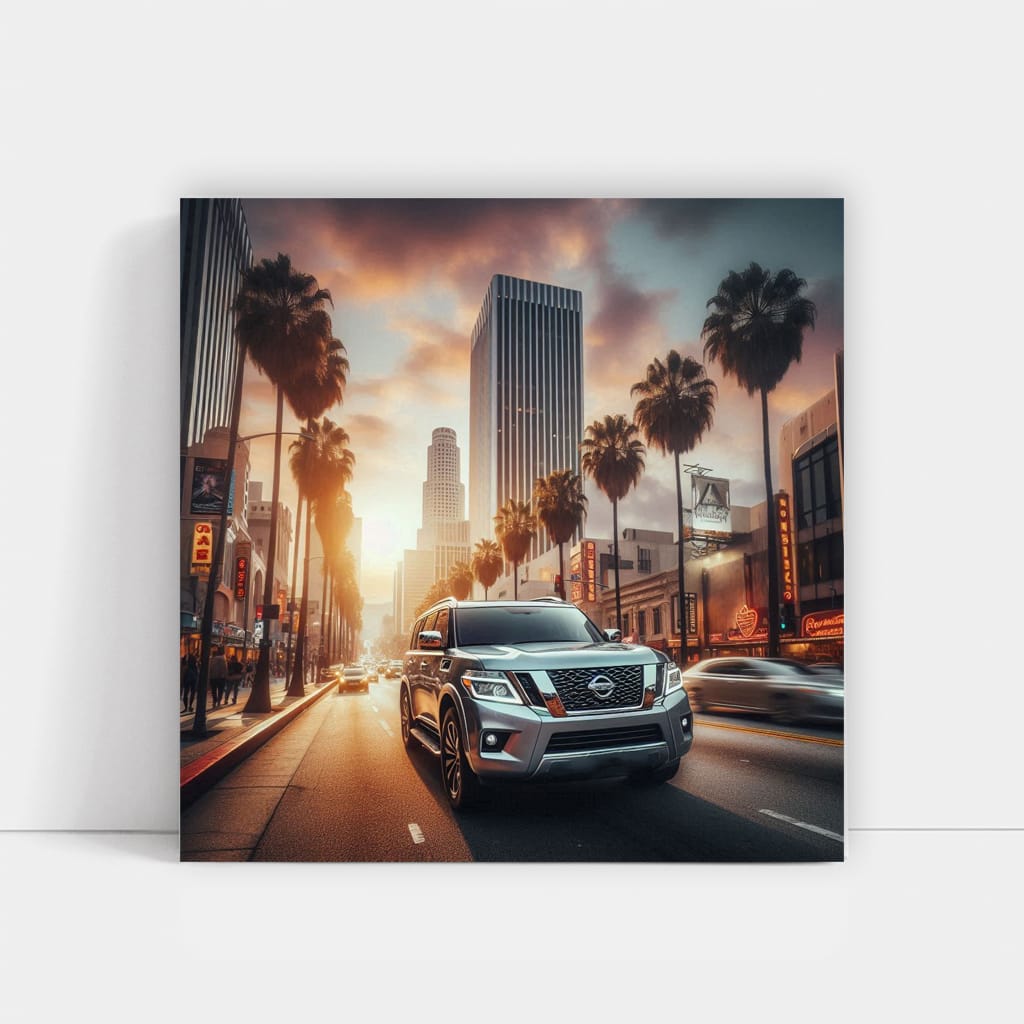 Nissan Armada Los Angel Wall Art