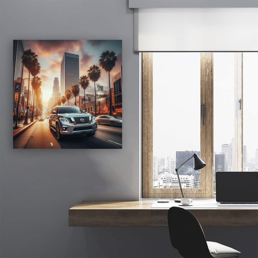 Nissan Armada Los Angel Wall Art