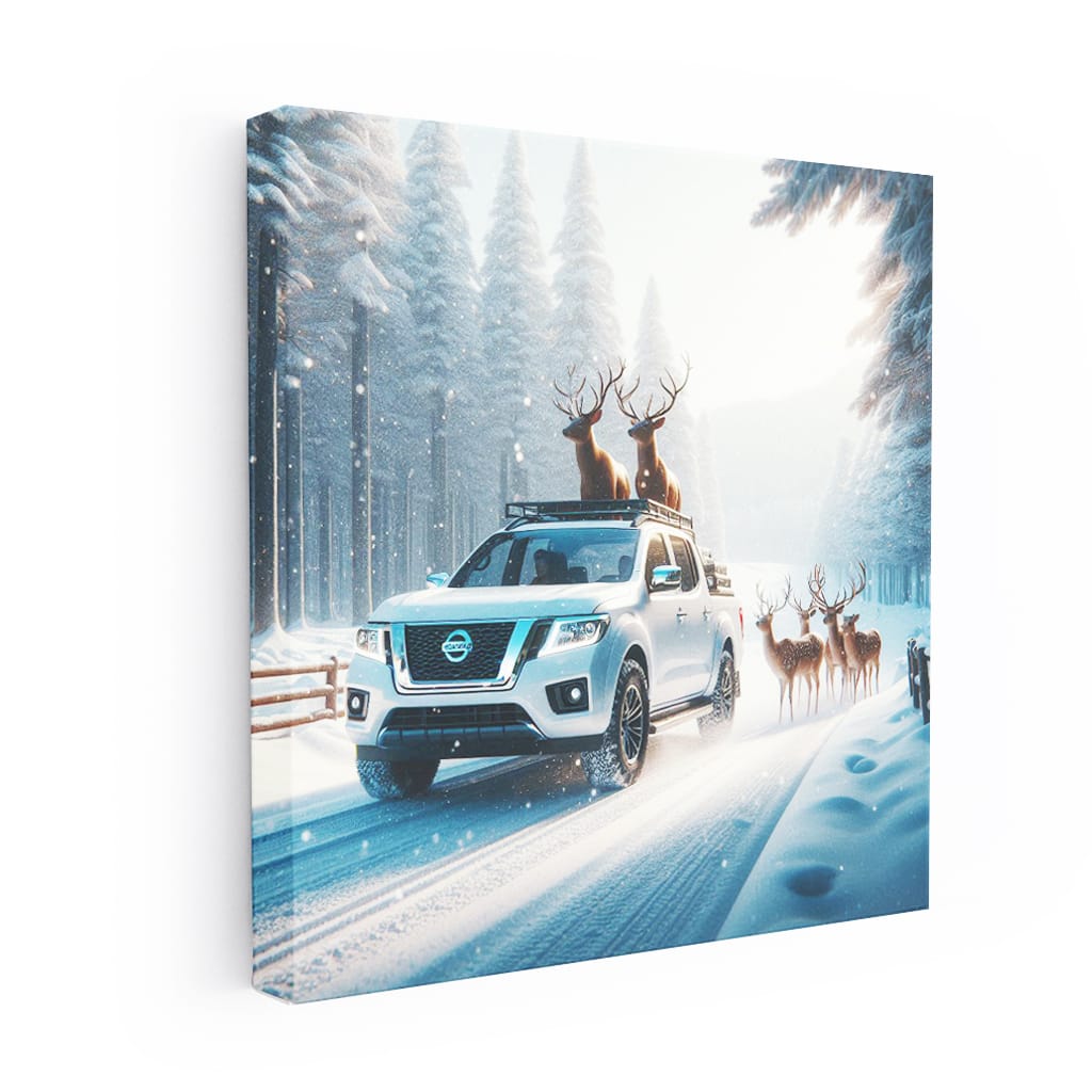 Nissan Frontier Wint Wall Art