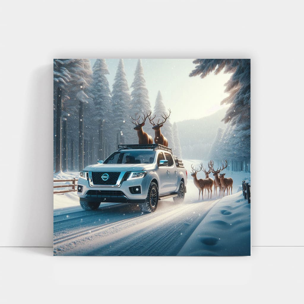 Nissan Frontier Wint Wall Art