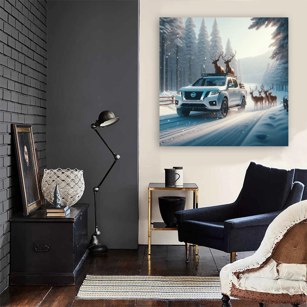 Nissan Frontier Wint Wall Art