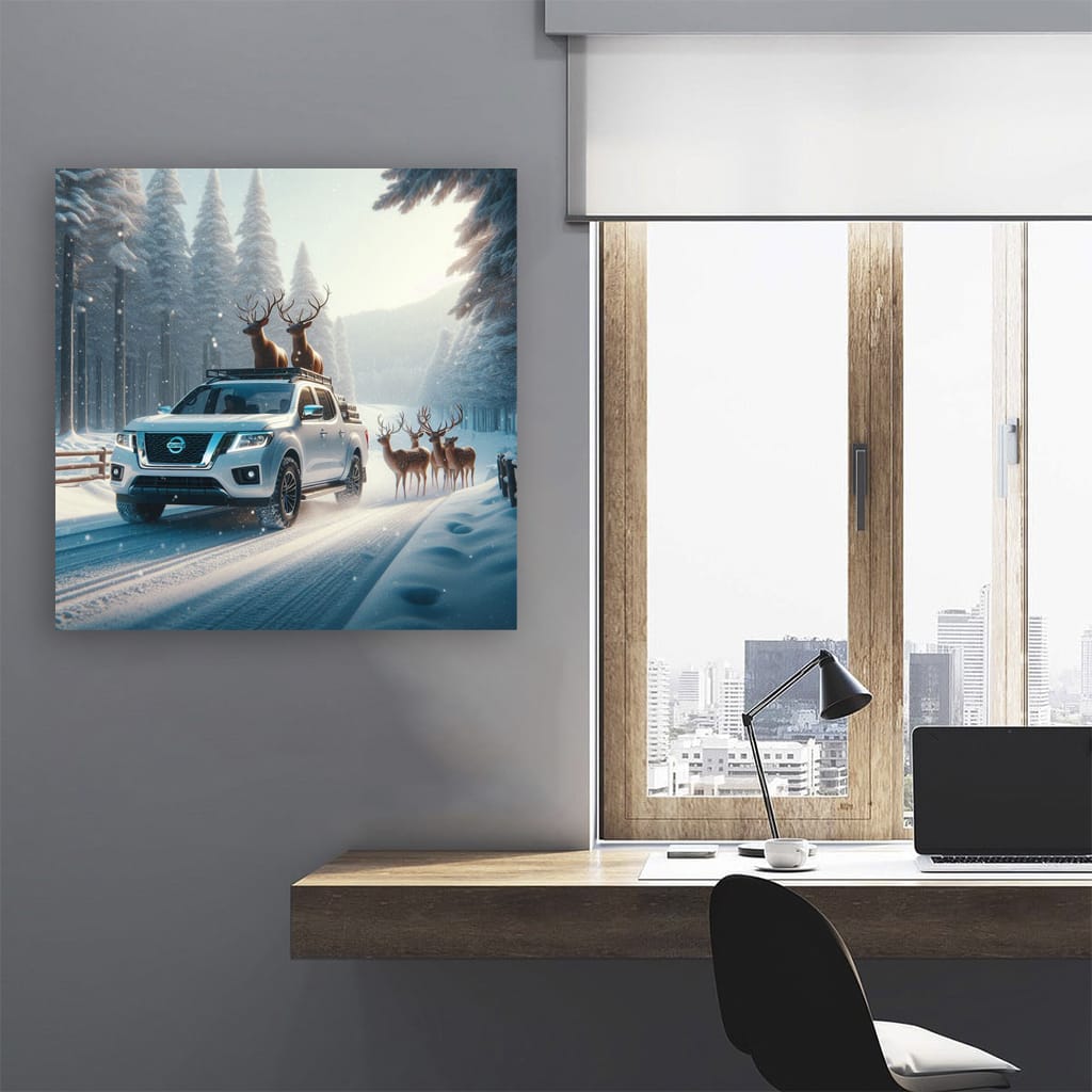 Nissan Frontier Wint Wall Art