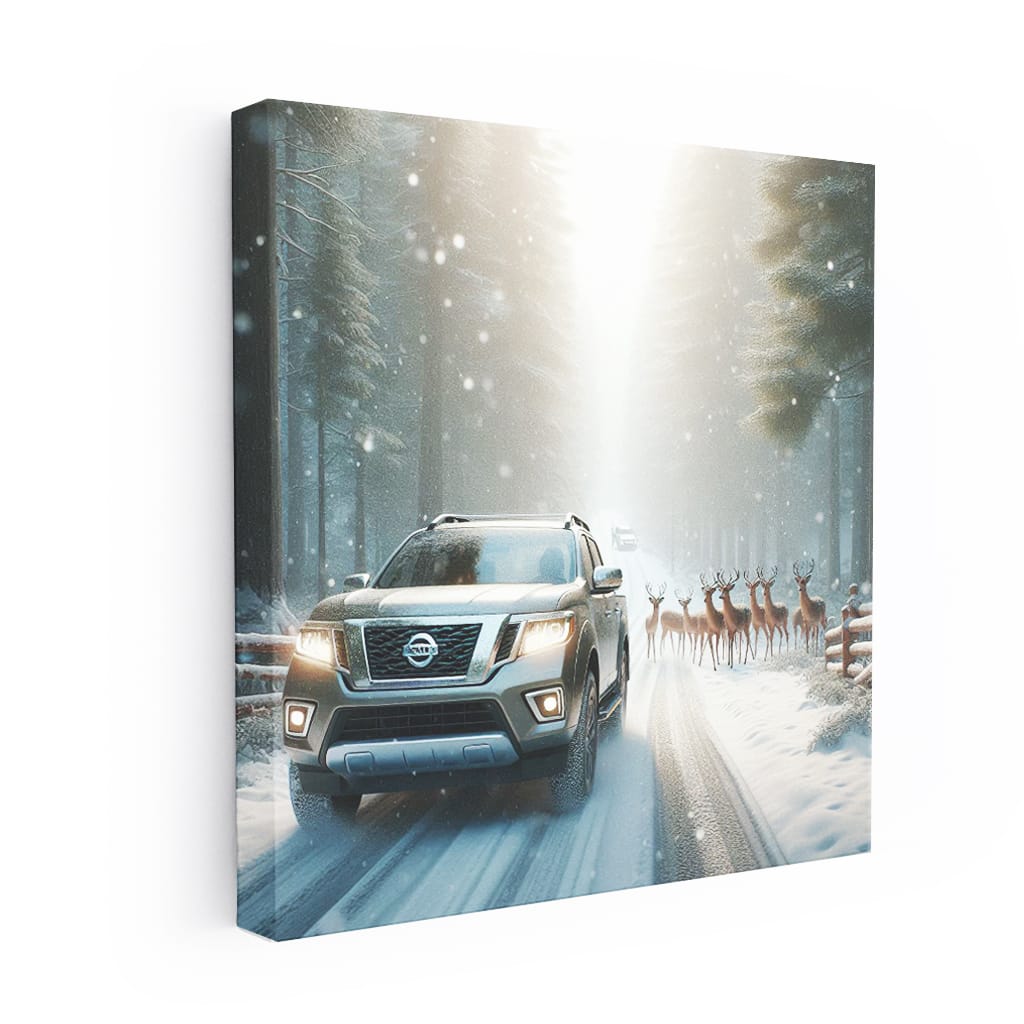 Nissan Frontier Winter Wall Art