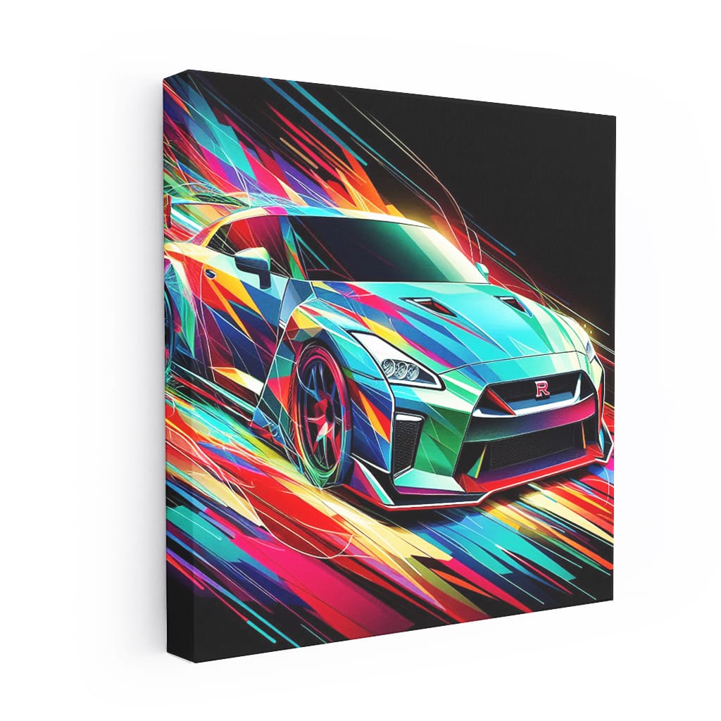 Nissan Gtr Absctract Wall Art