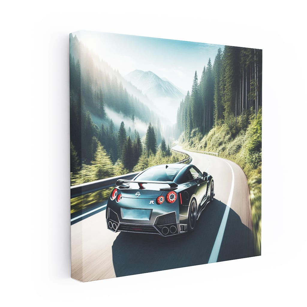 Nissan Gtr Mounta Wall Art