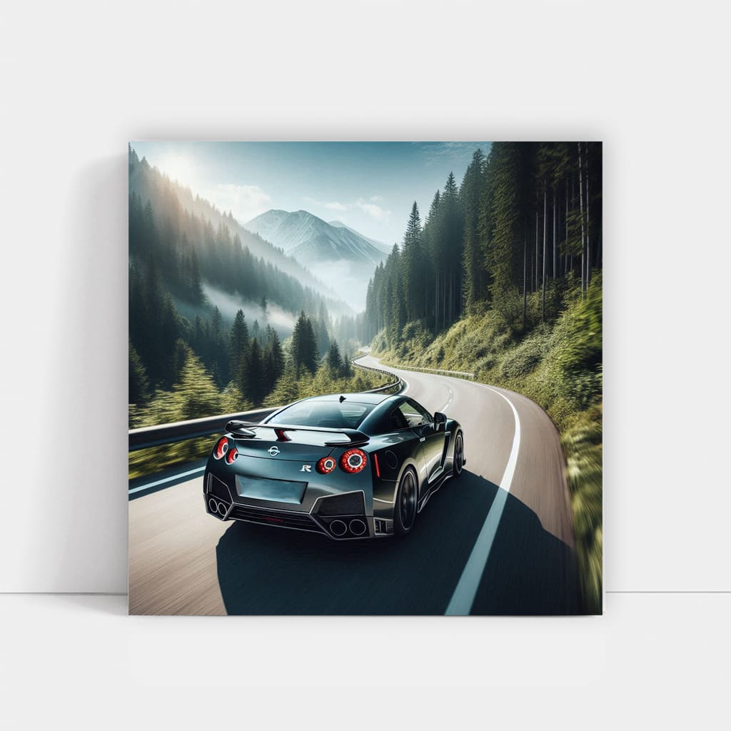 Nissan Gtr Mounta Wall Art