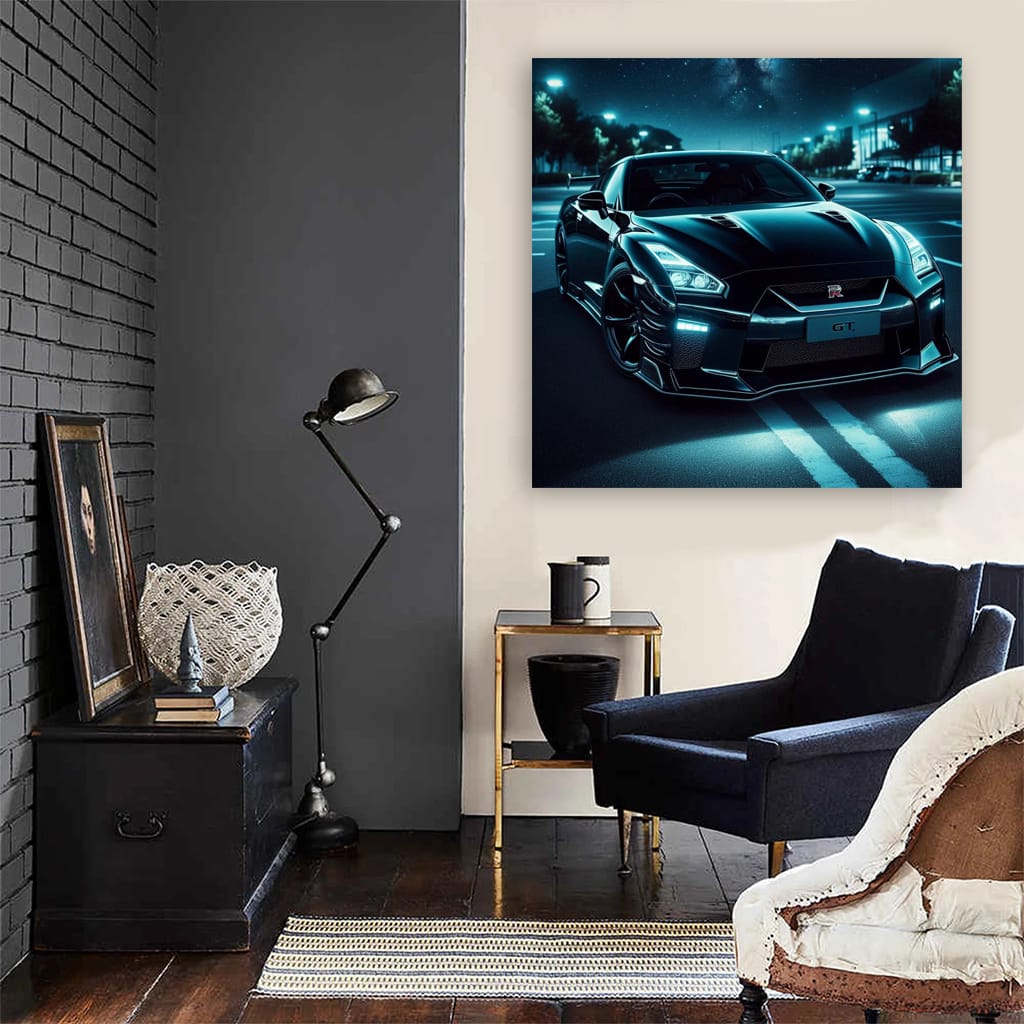 Nissan Gtr Night Wall Art