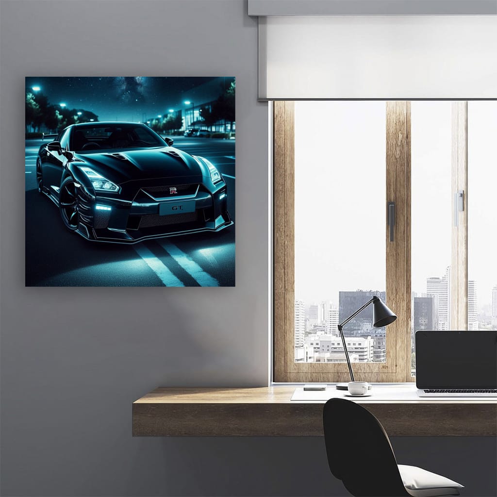 Nissan Gtr Night Wall Art