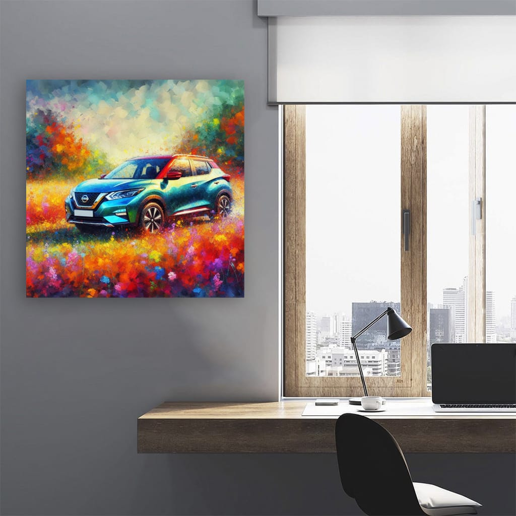 Nissan Kicks 2D Impressionism - Bold Design, Modern Spirit