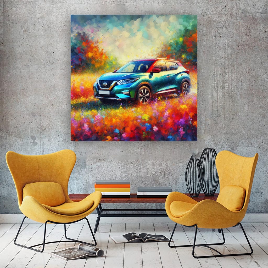 Nissan Kicks Impressionism Wall Art