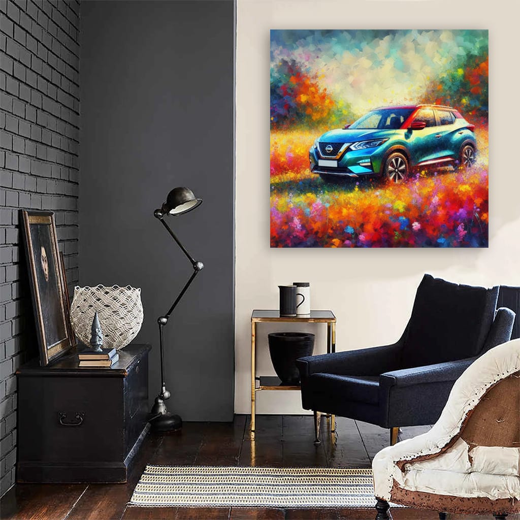 Nissan Kicks Impressionism Wall Art