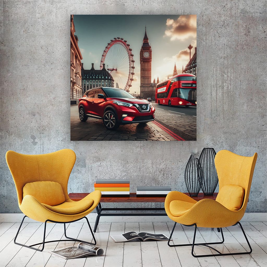 Nissan Kicks London Wall Art