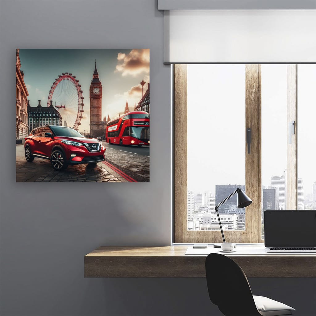 Nissan Kicks London Wall Art