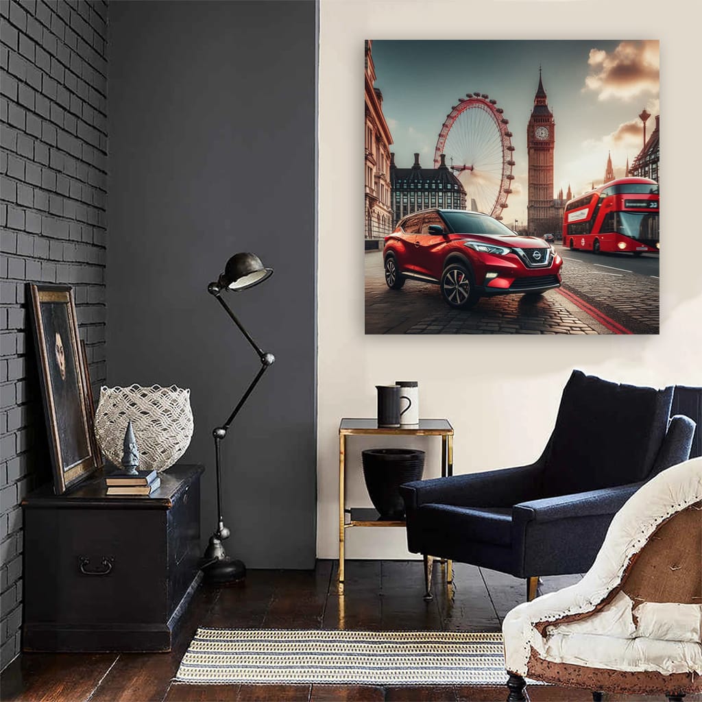 Nissan Kicks London Wall Art