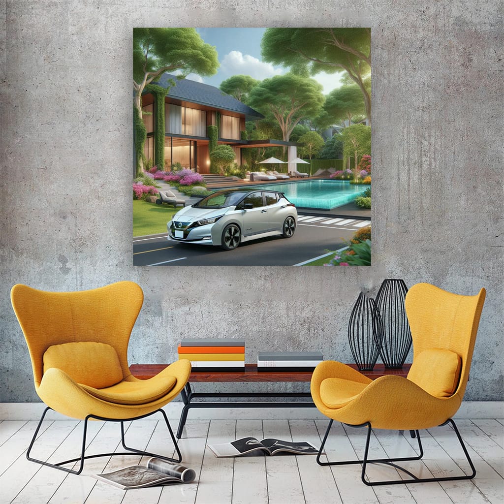 Nissan Leaf Luxu Wall Art