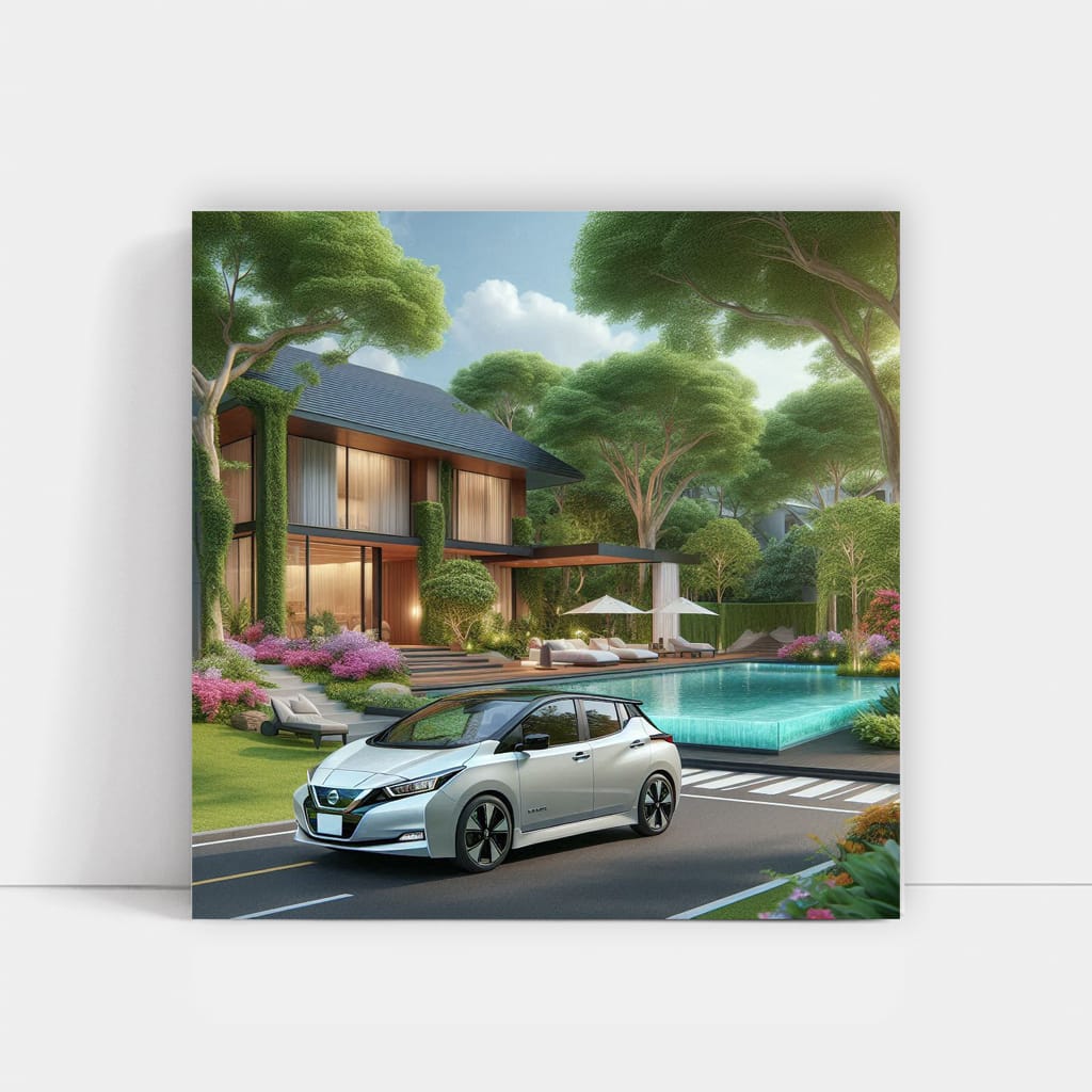 Nissan Leaf Luxu Wall Art