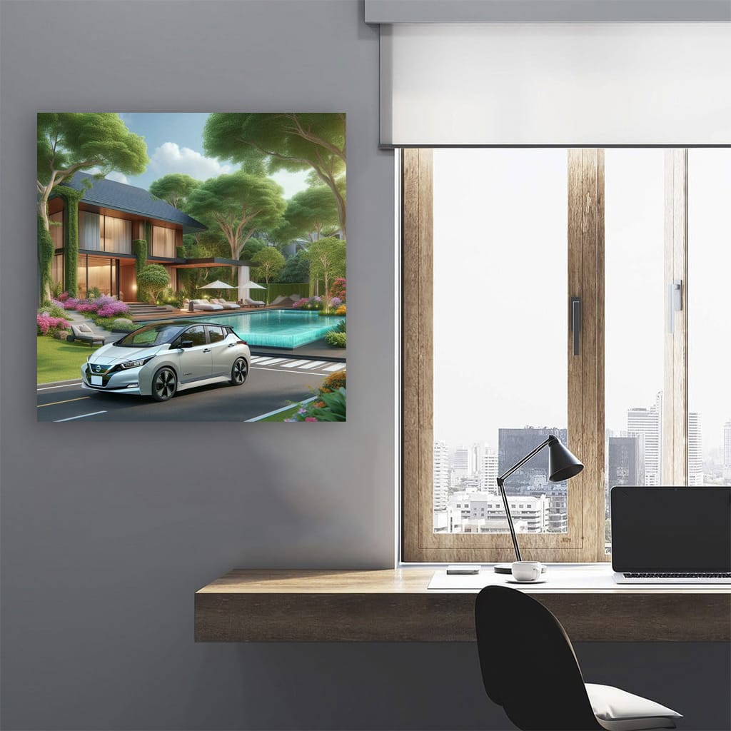 Nissan Leaf Luxu Wall Art