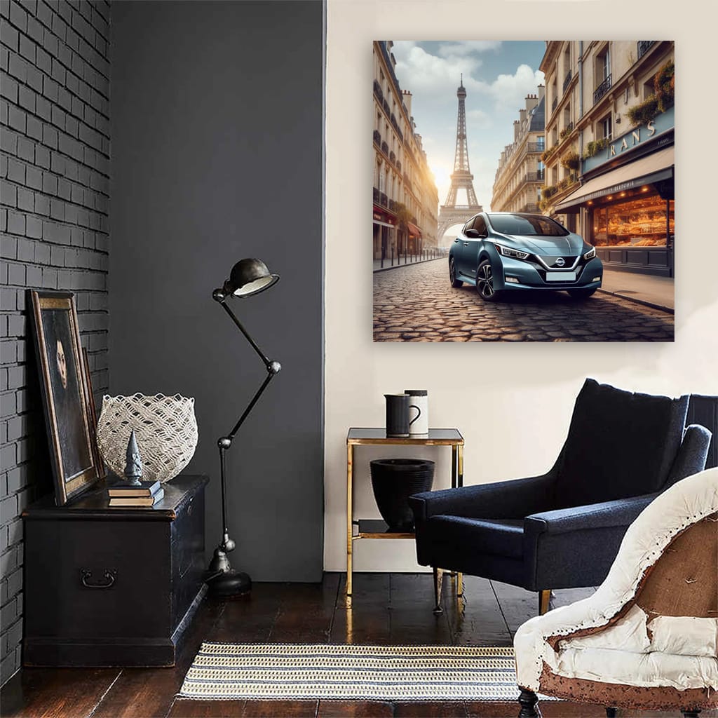 Nissan Leaf Paris Wall Art