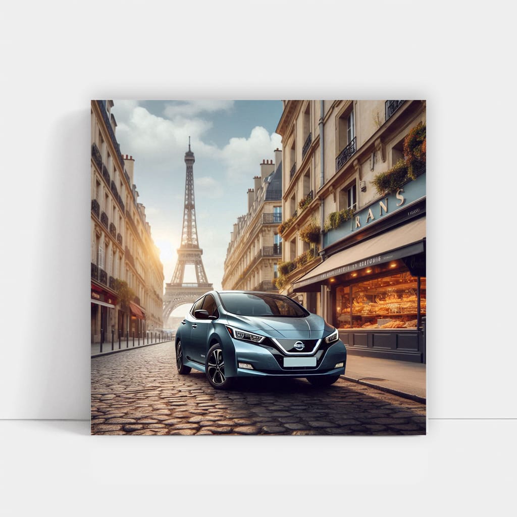 Nissan Leaf Paris Wall Art