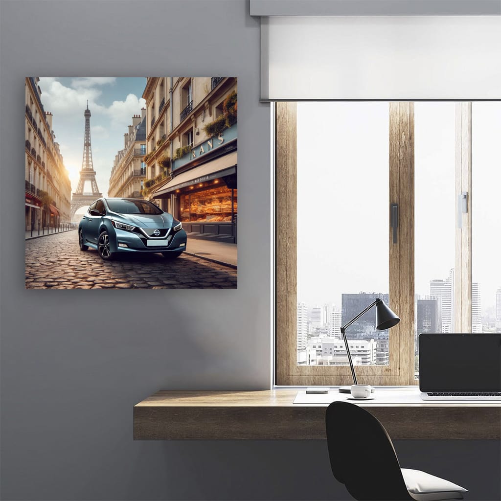 Nissan Leaf Paris Wall Art