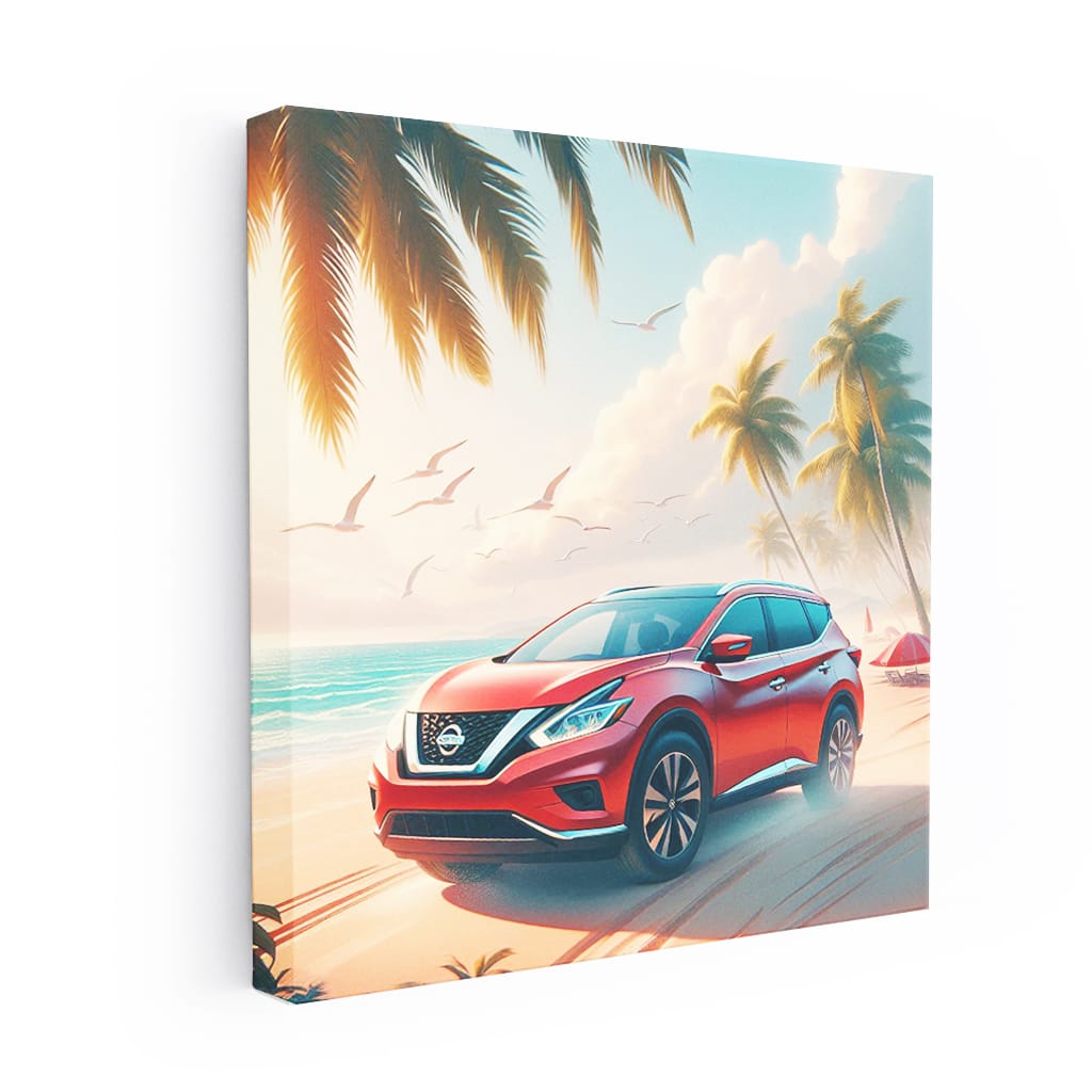 Nissan Murano On Beach Wall Art