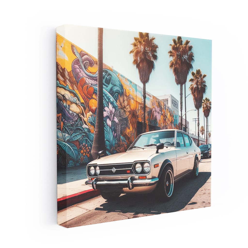 Nissan Old Retro Los Angel Wall Art