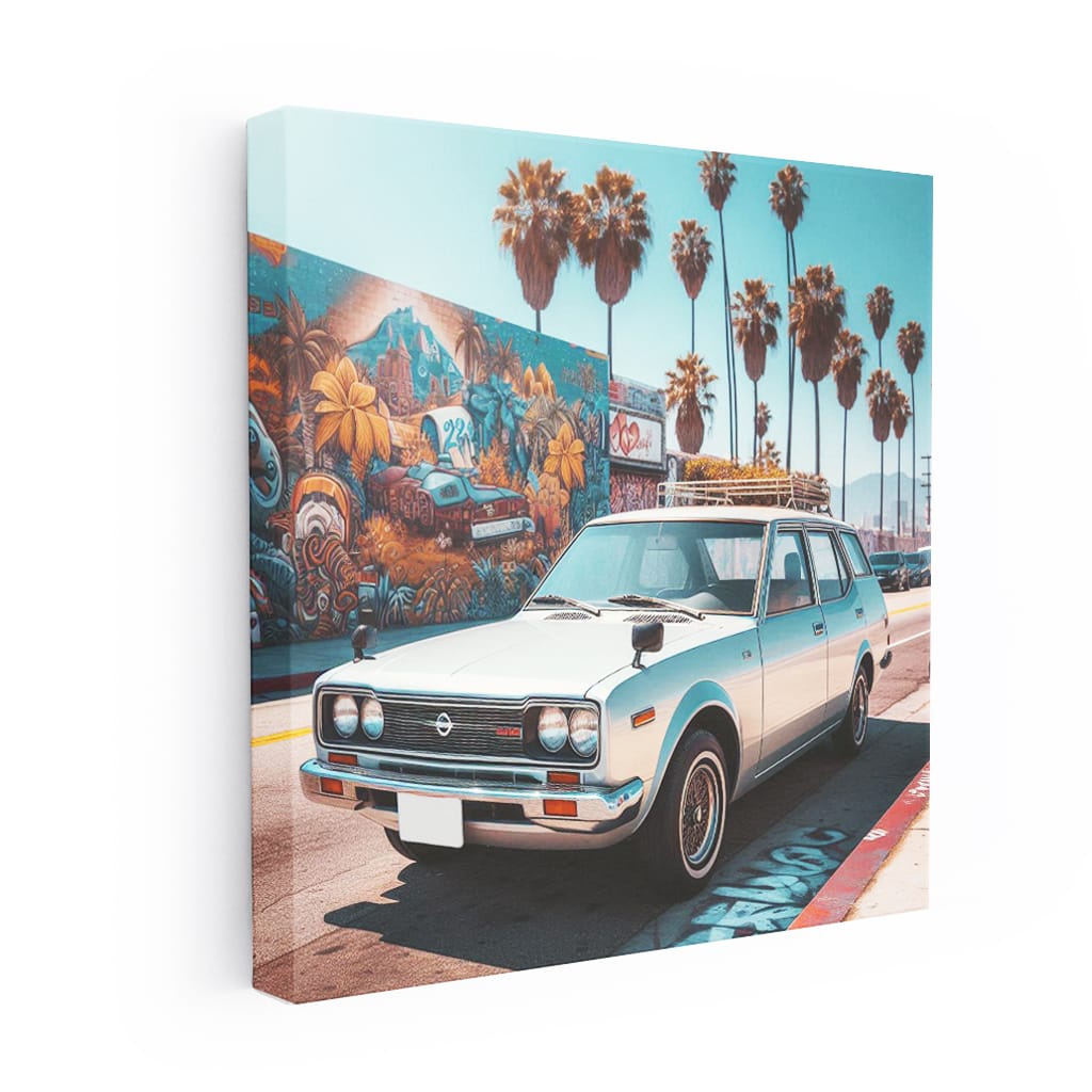 Nissan Old Retro Los Angeles Wall Art