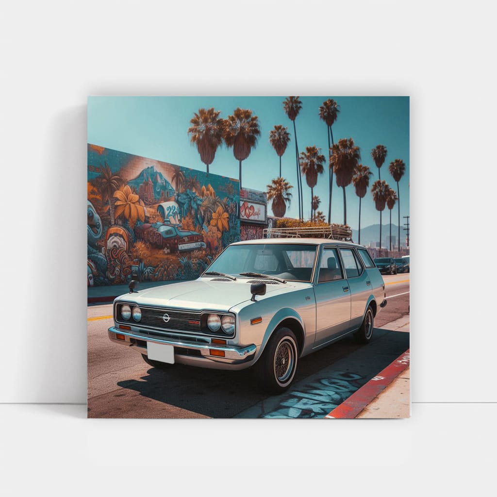 Nissan Old Retro Los Angeles Wall Art