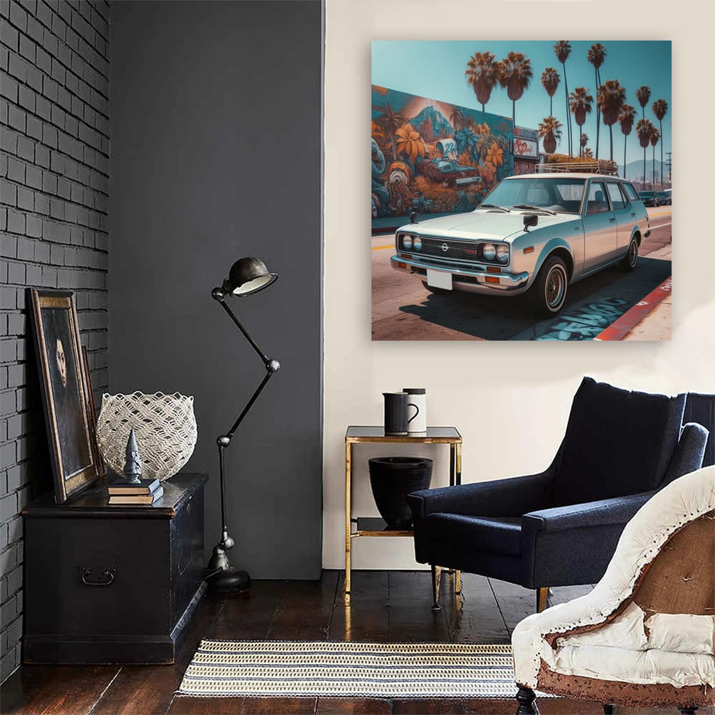 Retro Nissan in Los Angeles - Classic Charm on Wheels